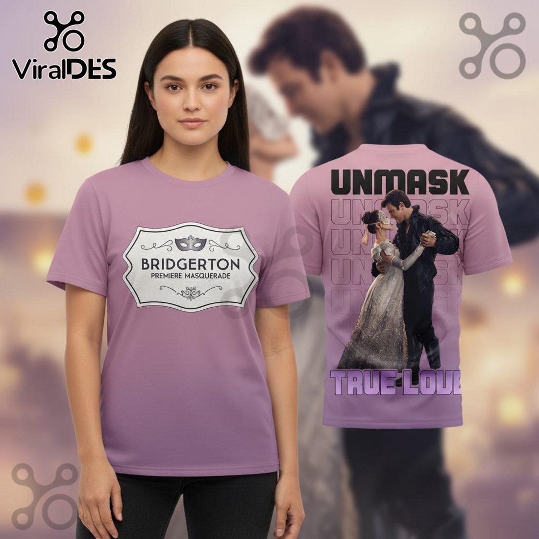 Bridgerton Unmask True Love Bridgerton Season 3D T-Shirt Bridgerton Unmask True Love Bridgerton Season 3D T-Shirt