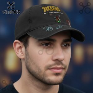 Rush Fifty Something Tour 2027 Autographed Vintage Baseball Cap