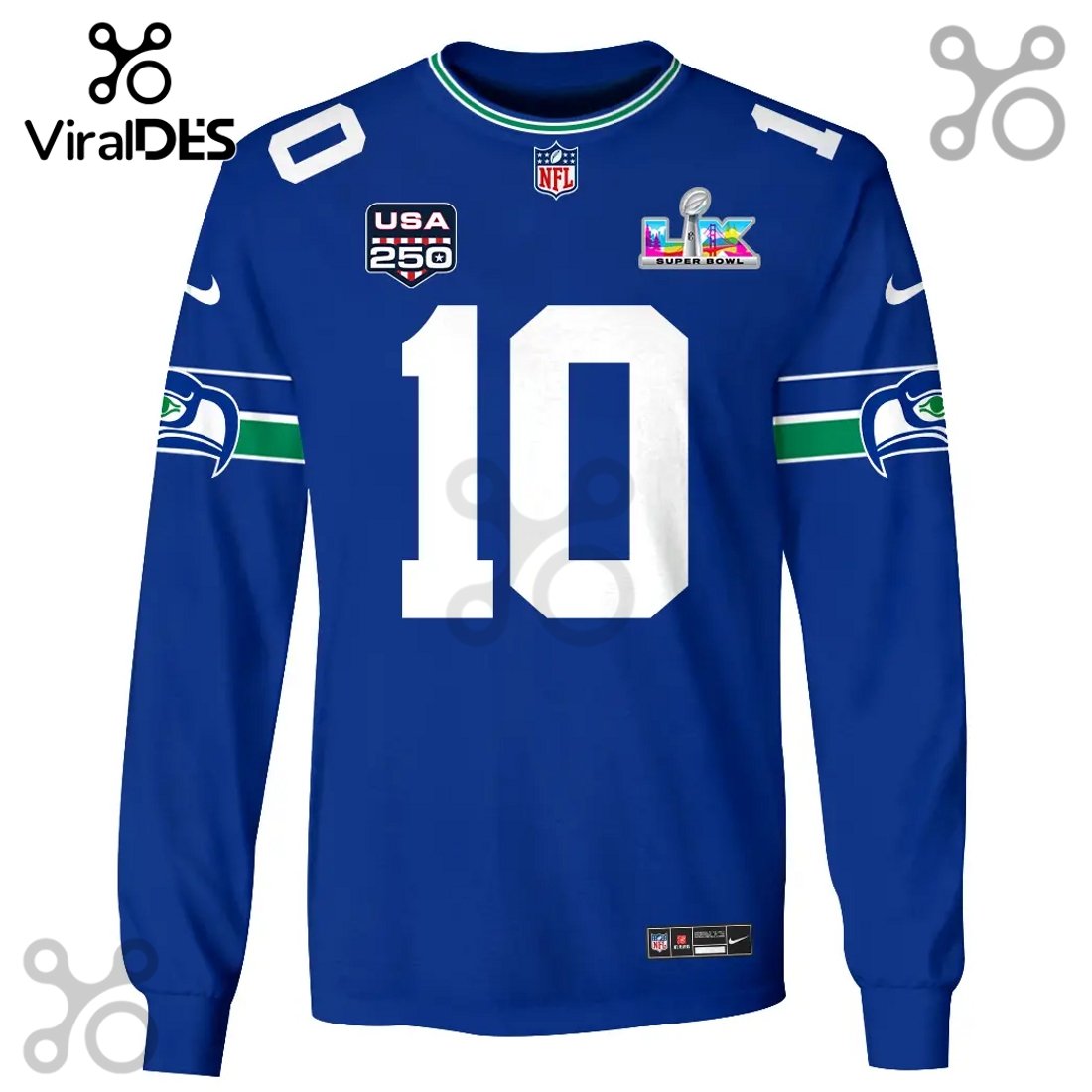 Cooper Kupp Seattle Seahawks Super Bowl LVI 3D Graphic Hoodie Cooper Kupp Seattle Seahawks Super Bowl LVI 3D Graphic Hoodie