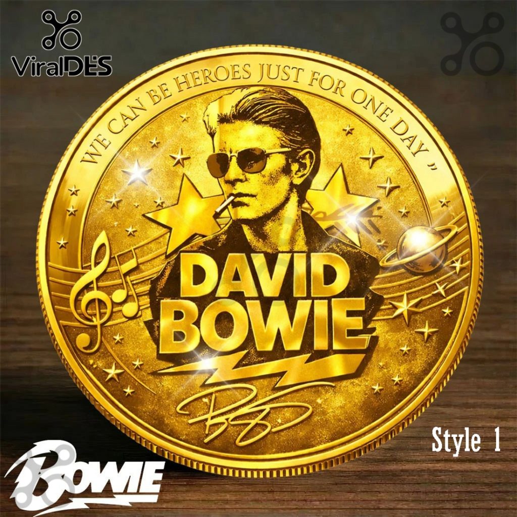 David Bowie Starman Commemorative Coin David Bowie Starman Commemorative Coin