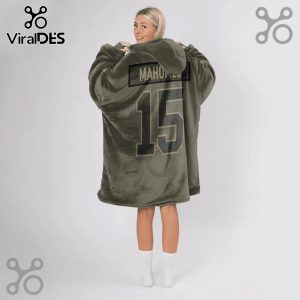 Snuggle Hoodie featuring 'Mahomes' and the number '15' in dark lettering.!