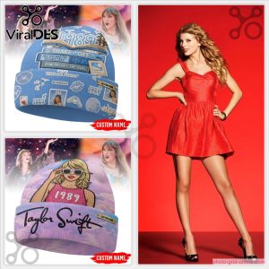 Taylor Swift Custom Name Beanie Hat