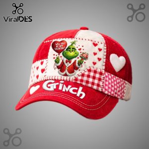 Grinch Valentine's Day Classic Cap - steal hearts, not holidays!