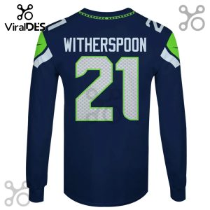Witherspoon 21 jersey-style long sleeve shirt in team colors.!