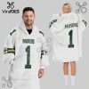 Philadelphia Eagles Saquon Barkley 26 Football Oversized Wearable Blanket Hoodie Philadelphia Eagles Saquon Barkley 26 Football Oversized Wearable Blanket Hoodie