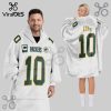 Philadelphia Eagles A.J. Brown 11 NFL Oversized Blanket Hoodie Philadelphia Eagles A.J. Brown 11 NFL Oversized Blanket Hoodie