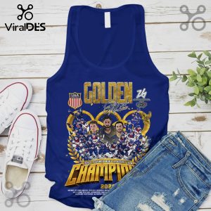 Blue tank top with a graphic design for the 2026 U.S. Olympic Men's Ice Hockey Team, 
