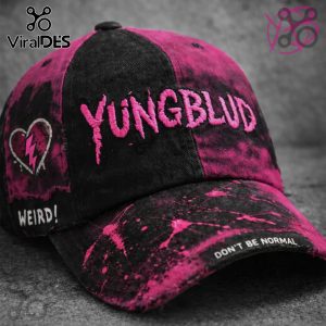 Yungblud Weird Splatter Graphic Don’t Be Normal Adjustable Baseball Cap
