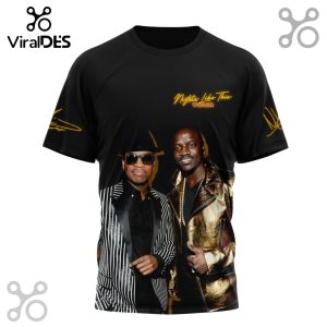 NE-YO & AKON 2026 Tour 3D T-Shirt: Experience 'Nights Like This' in style! Unique design, perfect for fans.
