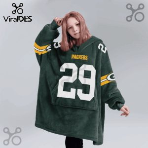Oversized hoodie featuring a Green Bay Packers jersey design with the number 29!