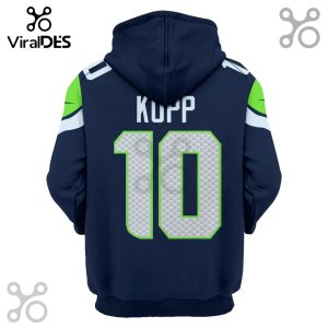 Back of a hooded sweatshirt with the name 