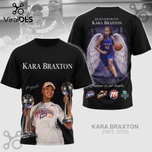 Kara Braxton WNBA Tribute Memorial Wings Graphic Premium T-Shirt