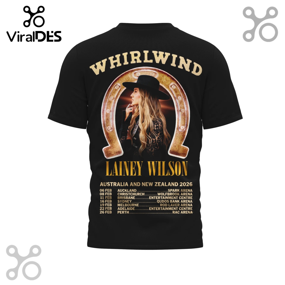 Lainey Wilson Australia And New Zealand 2026 T-Shirt Lainey Wilson Australia And New Zealand 2026 T-Shirt