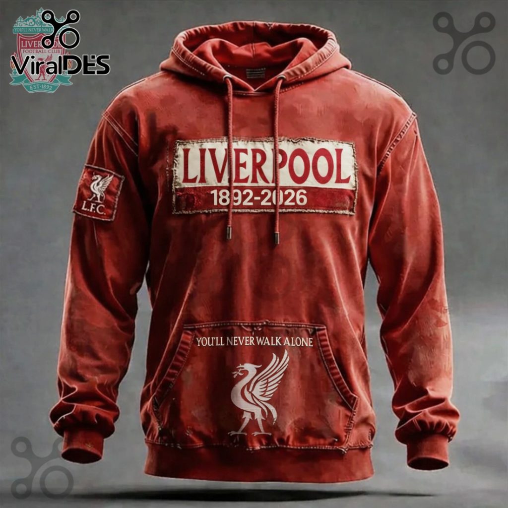 Liverpool FC 1892-2026 Commemorative Edition Vintage Style Premium Hoodie