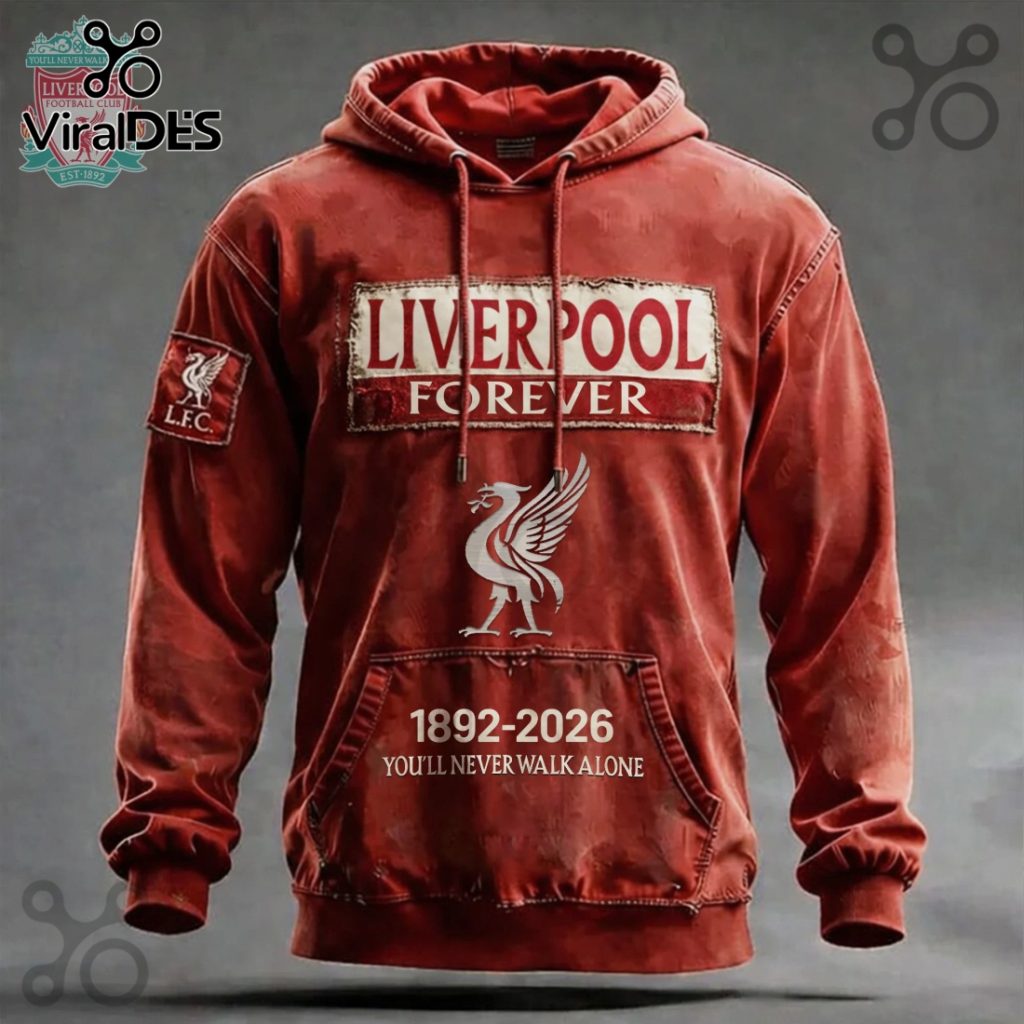 Liverpool FC Forever 1892-2026 Commemorative Graphic Hoodie