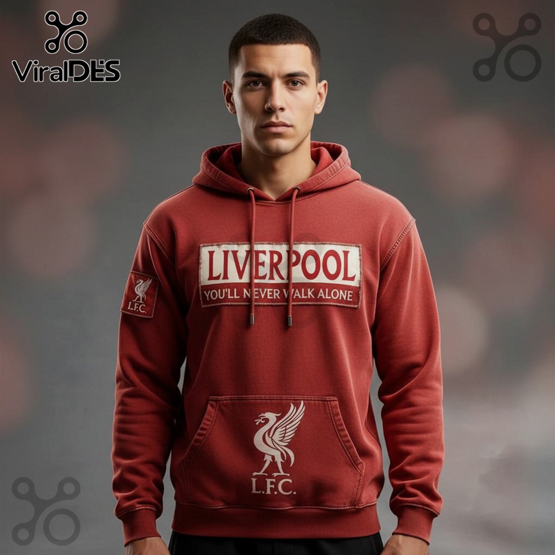 Liverpool FC You’ll Never Walk Alone Graphic Hoodie Liverpool FC You’ll Never Walk Alone Graphic Hoodie