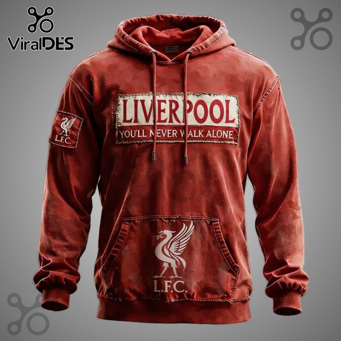 Liverpool FC You’ll Never Walk Alone Graphic Hoodie Liverpool FC You’ll Never Walk Alone Graphic Hoodie