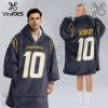Los Angeles Chargers Herbert 10 Oversized Wearable Blanket Hoodie