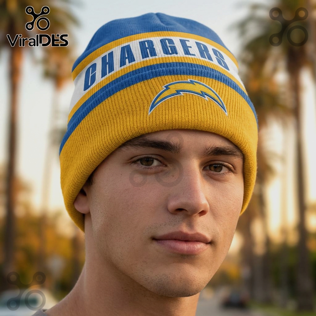 Los Angeles Chargers Team Knit Winter Beanie Hat Los Angeles Chargers Team Knit Winter Beanie Hat