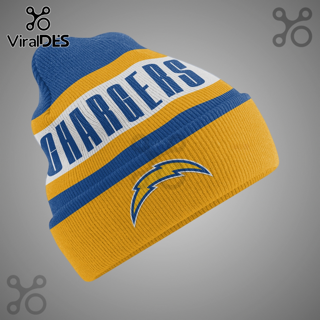 Los Angeles Chargers Team Knit Winter Beanie Hat Los Angeles Chargers Team Knit Winter Beanie Hat