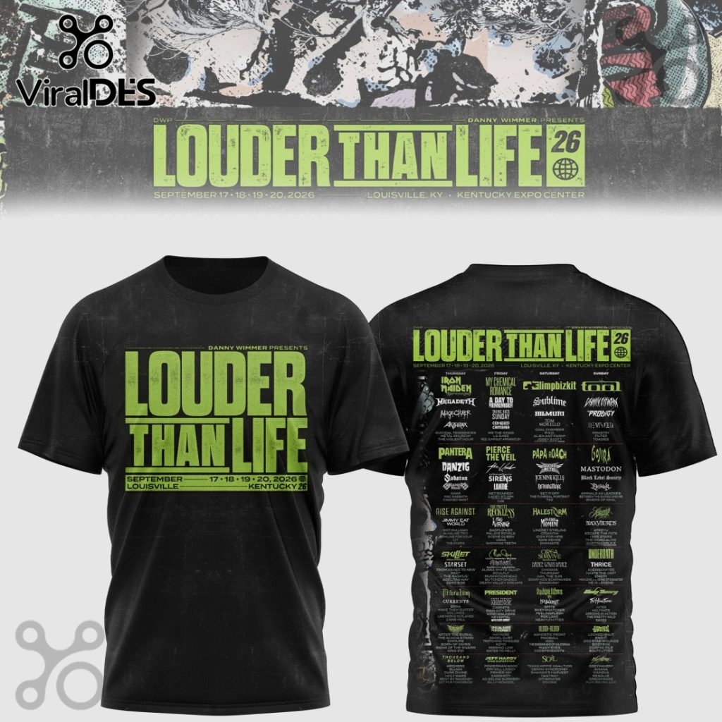 Louder Than Life Festival 2026 Lineup Shirt