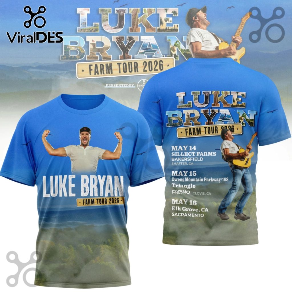 Luke Bryan Farm Tour 2026 Limited Edition T-Shirt Luke Bryan Farm Tour 2026 Limited Edition T-Shirt