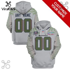 Seattle Seahawks Football Super Bowl Commemorative 3D Hoodie