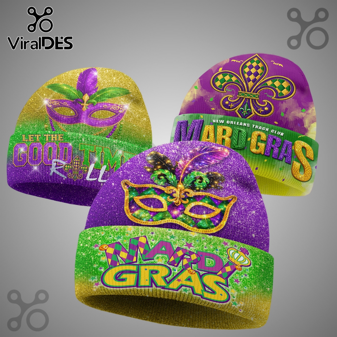 Mardi Gras Limited Edition Beanie Hat Mardi Gras Limited Edition Beanie Hat