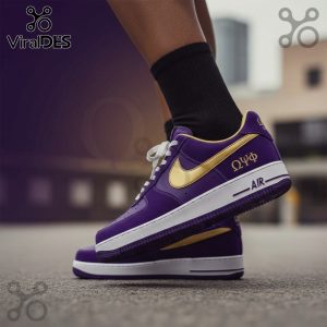 Omega Psi Phi Collector’s Shield Pack Premium Air Force 1 Sneakers