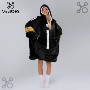 Pittsburgh Steelers Snoop Dogg 1 Oversized Wearable Blanket Hoodie