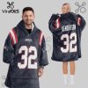 Philadelphia Eagles A.J. Brown 11 NFL Football Oversized Blanket Hoodie