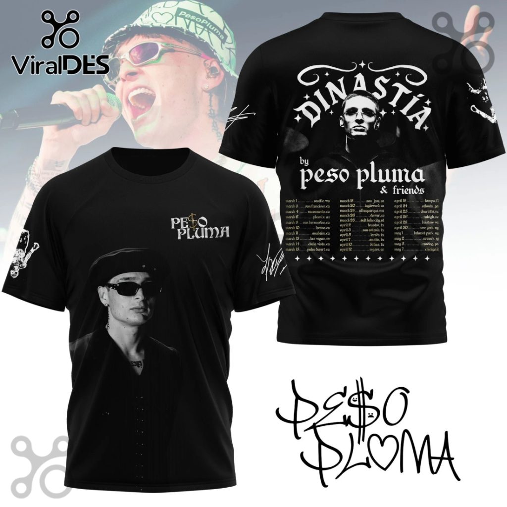 Peso Pluma By Peso Pluma & Friends 3D T-Shirt