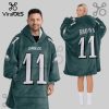 Green Bay Packers Jordan Love 10 NFL Player Jersey Blanket Hoodie