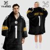 Pittsburgh Steelers Terrible Towel Oversized Blanket Hoodie