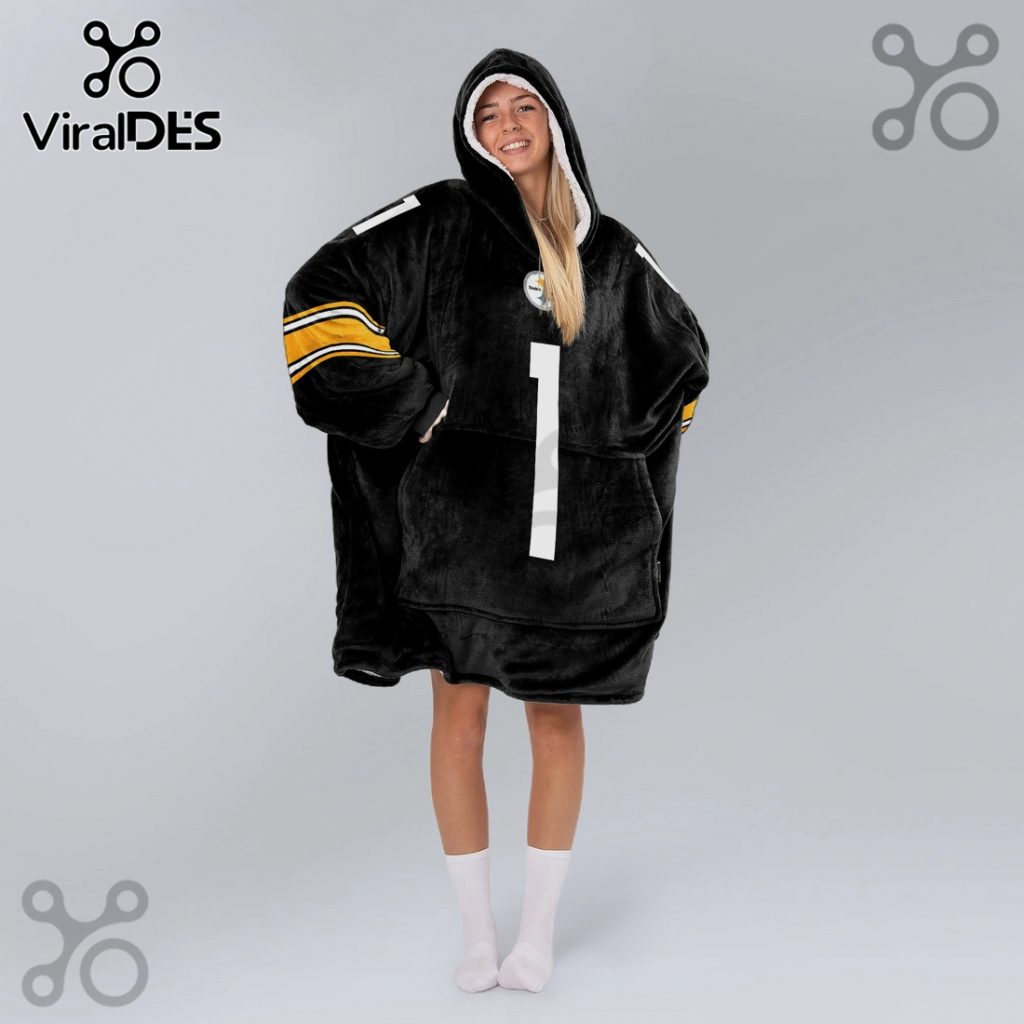 Pittsburgh Steelers Snoop Dogg 1 Oversized Wearable Blanket Hoodie