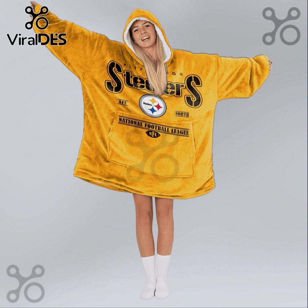 Pittsburgh Steelers Terrible Towel Oversized Blanket Hoodie