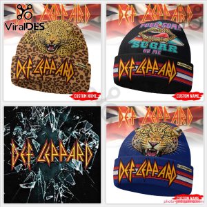 Def Leppard Rock Band Beanie Hat Def Leppard Rock Band Beanie Hat