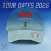 USA Hockey Team 2026 Distressed American Flag Patriotic Baseball Cap