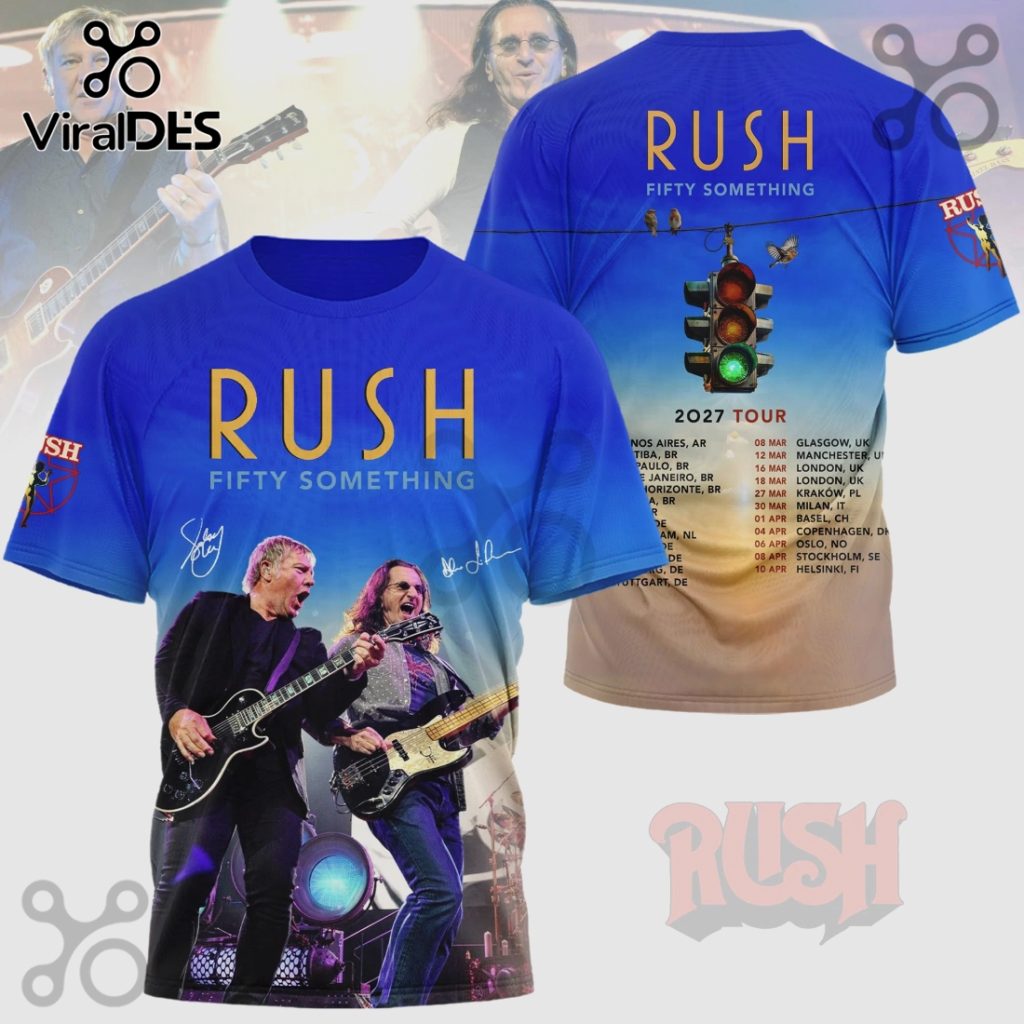 Rush Fifty Something 2027 Tour Band Graphic Premium All Over Print Shirt