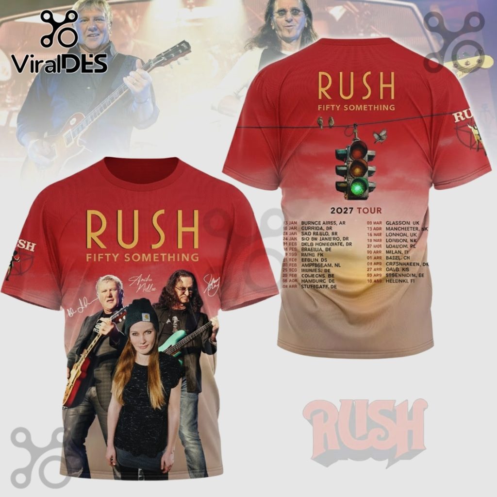 Rush Fifty Something 2027 Tour Band Music Premium Shirt