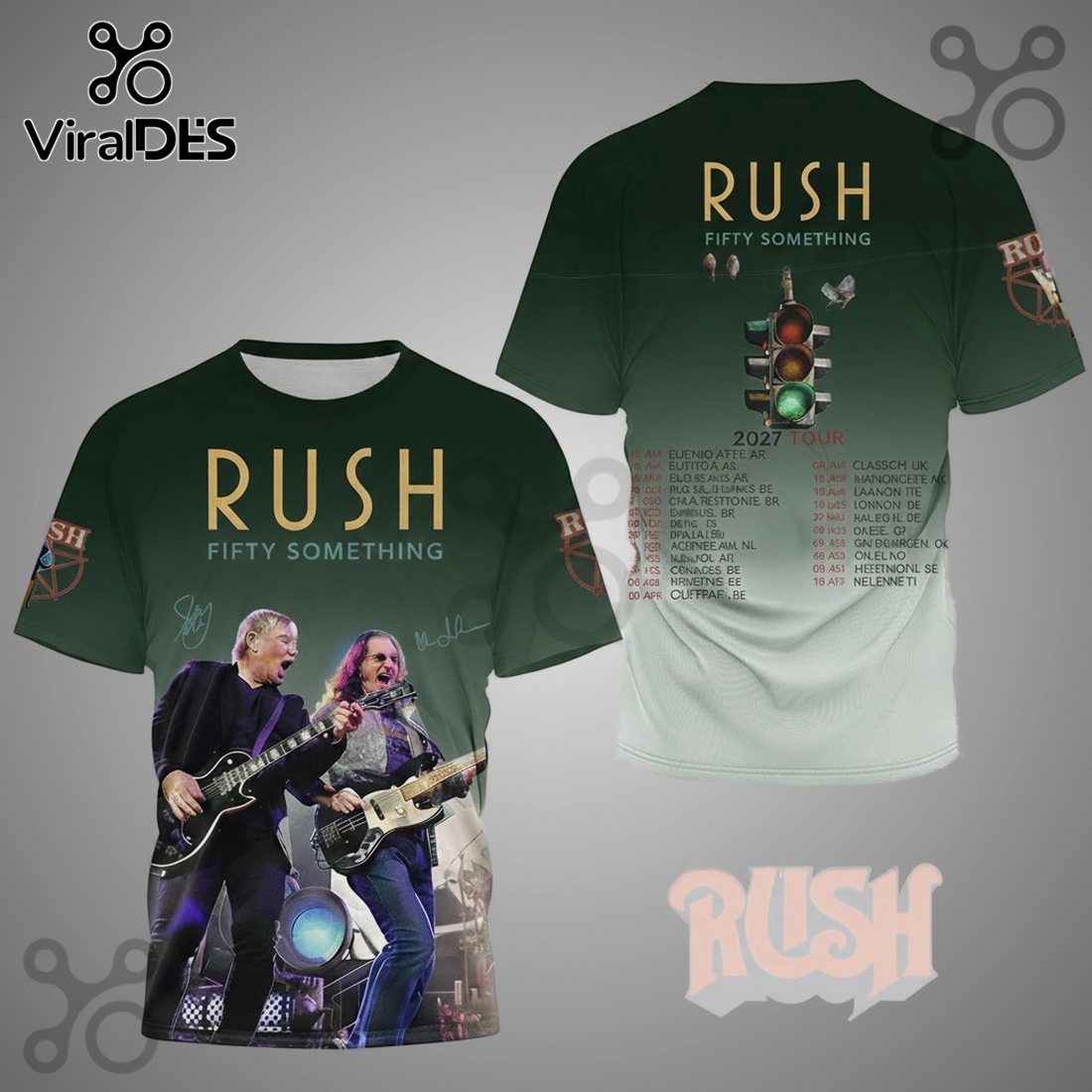 Rush Fifty Something 2027 Tour Premium 3D Graphic Shirt Rush Fifty Something 2027 Tour Premium 3D Graphic Shirt
