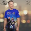 Rush Fifty Something 2027 Tour Commemorative Graphic Print Shirt