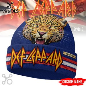 Def Leppard beanie hat for rock fans. Stay warm and show your love for the iconic band. Unisex, comfortable, stylish.
