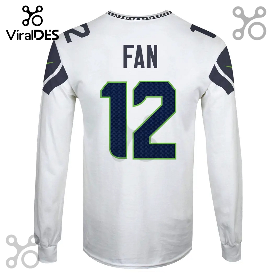 Seattle Seahawks 12th Fan Super Bowl 50 Commemorative 3D Hoodie Seattle Seahawks 12th Fan Super Bowl 50 Commemorative 3D Hoodie