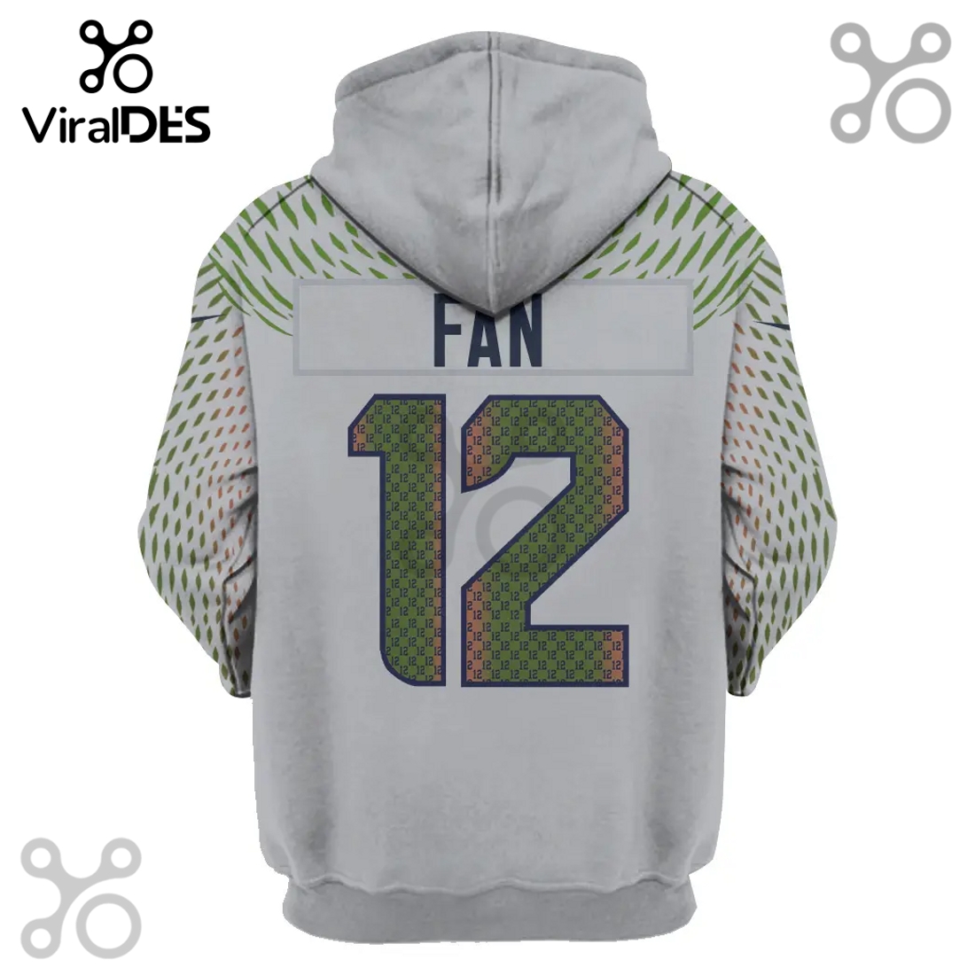 Seattle Seahawks 12th Fan Super Bowl LVI 3D Graphic Hoodie Seattle Seahawks 12th Fan Super Bowl LVI 3D Graphic Hoodie