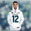 Seattle Seahawks 12th Fan Super Bowl LVI 3D Pullover Hoodie Seattle Seahawks 12th Fan Super Bowl LVI 3D Pullover Hoodie