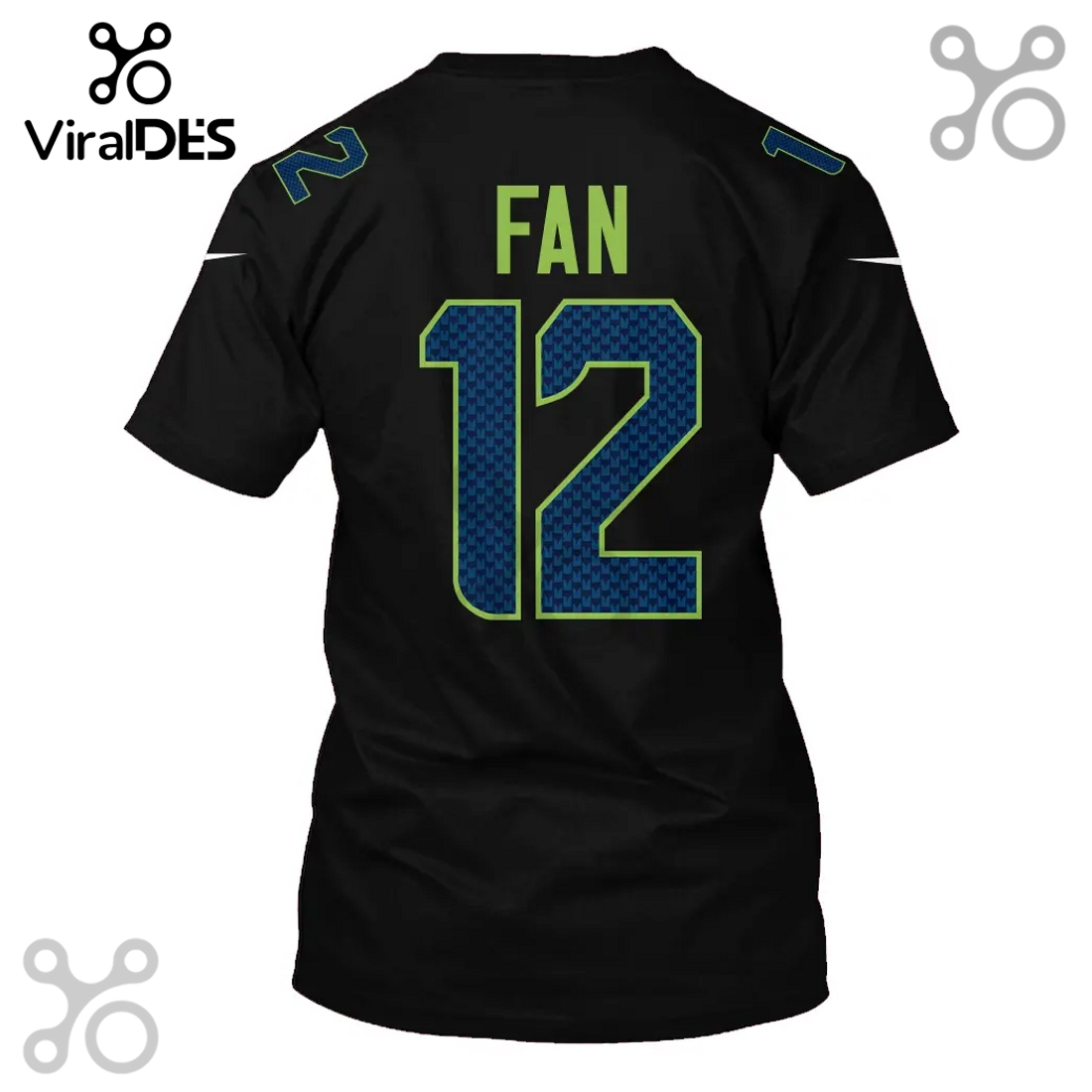 Seattle Seahawks 12th Fan Super Bowl LVI 3D Pullover Hoodie Seattle Seahawks 12th Fan Super Bowl LVI 3D Pullover Hoodie