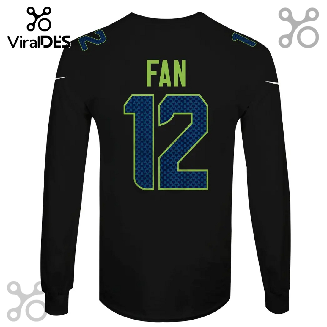 Seattle Seahawks 12th Fan Super Bowl LVI 3D Pullover Hoodie Seattle Seahawks 12th Fan Super Bowl LVI 3D Pullover Hoodie
