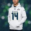 Seattle Seahawks Darnold 14 Super Bowl LVII 50th Anniversary 3D Hoodie Seattle Seahawks Darnold 14 Super Bowl LVII 50th Anniversary 3D Hoodie