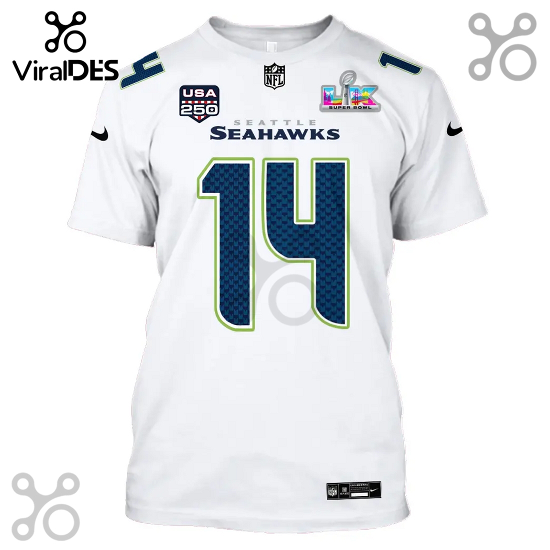 Seattle Seahawks Darnold 14 Super Bowl Anniversary 3D Hoodie – IK01 Seattle Seahawks Darnold 14 Super Bowl Anniversary 3D Hoodie – IK01